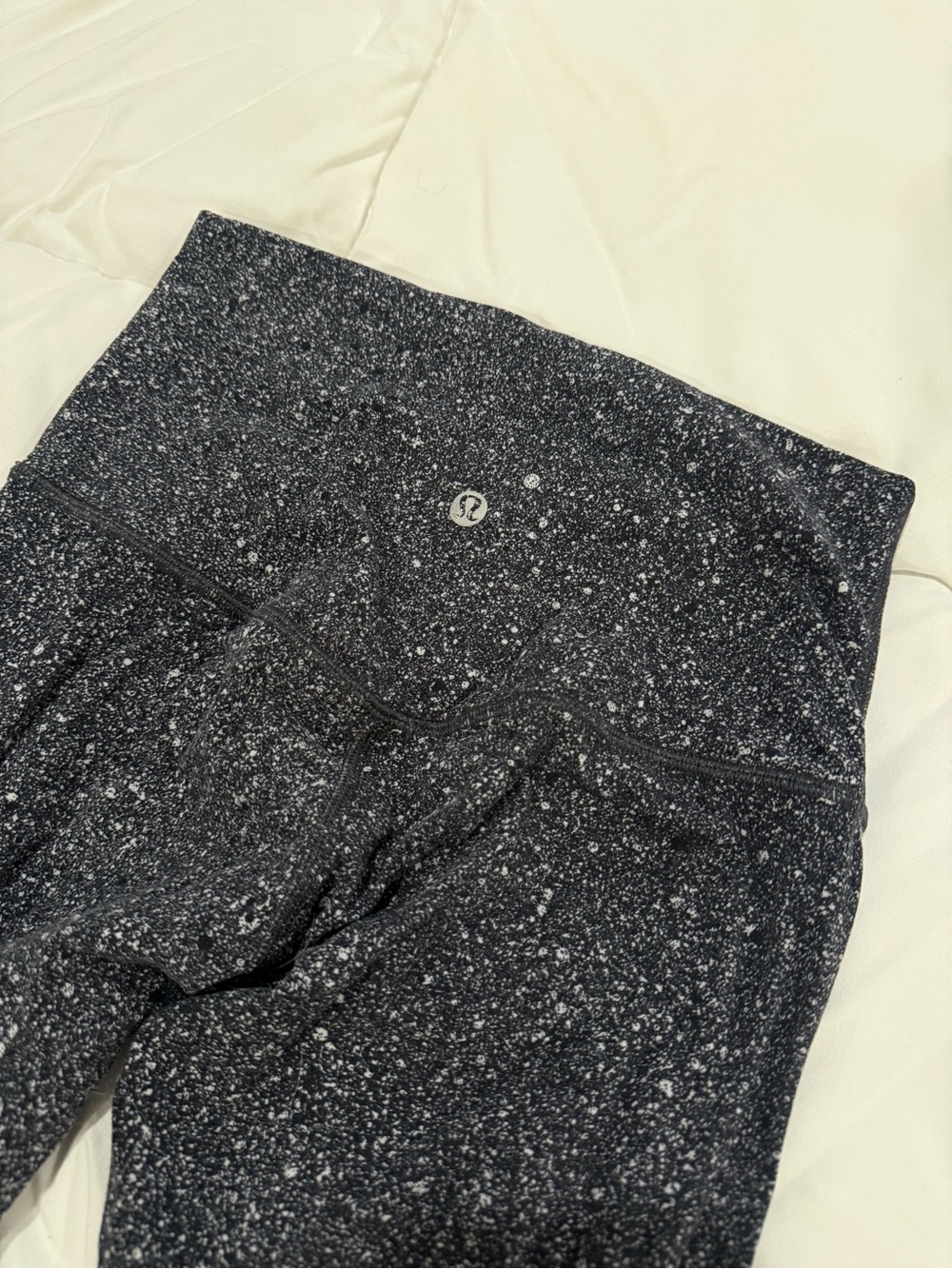 Lululemon Wunder Under Black Speckled Leggings NWOT - Picture 5 of 5
